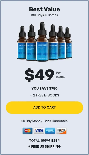 Order CerebroZen 6 bottles